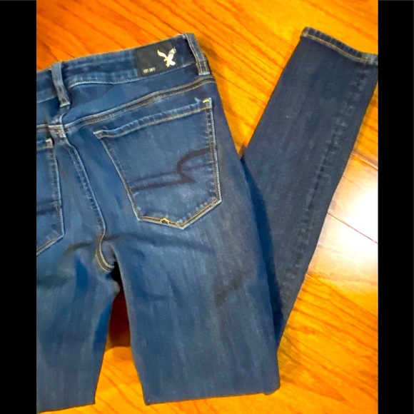 AE American Eagles Hi Rise 360  Skinny Jegging Sz 2 Reg - Picture 6 of 8